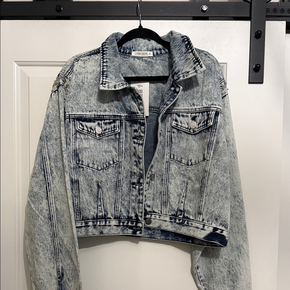 12th Tribe Blue Denim Jacket